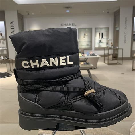 chanel lace up boots 2019|chanel snow boots with spikes.